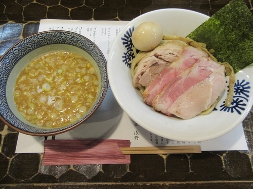 「４周年記念限定　プレミアムつけ蕎麦２０１６」@特級鶏蕎麦 龍介の写真