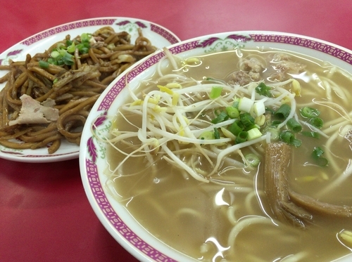 「中華そば 400円 焼きそば 400円」@江洋軒の写真