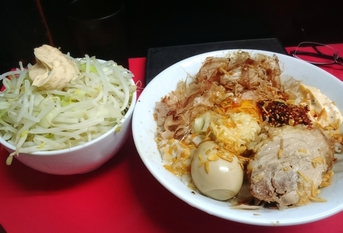 「まぜそば」@びんびん豚の写真