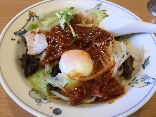 「【夏季限定】ビビンメン（大盛）」@テンホウ 松本渚店の写真