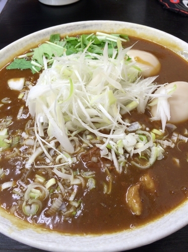 「カレー麺」@二代目めん家 味味の写真