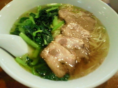 「塩味チャーシュー麺 800円」@中国料理 上海の写真