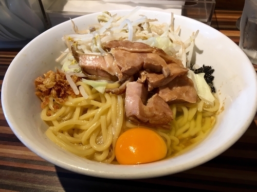 「期間限定 サービス品 まぜそば ¥500」@狼煙屋の写真