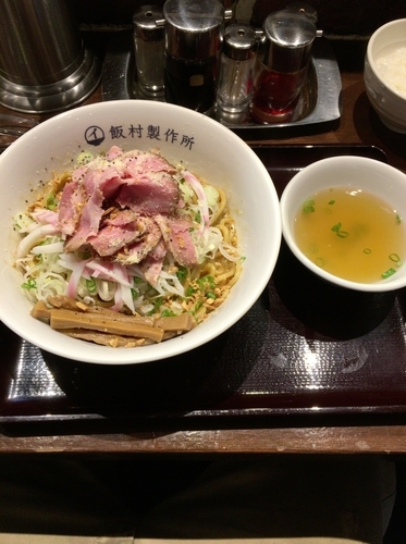 「【裏】汁なし＋生卵750円＋50円」@中華そば 飯村製作所の写真