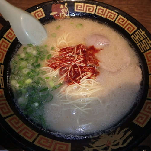 「天然豚骨らーめん(790円)」@一蘭 柏店の写真