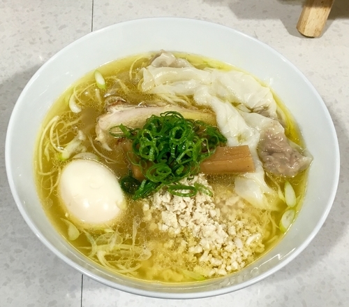 「鶏中華塩 呼び戻しバージョン 特製 【限定】」@ラーメン星印の写真