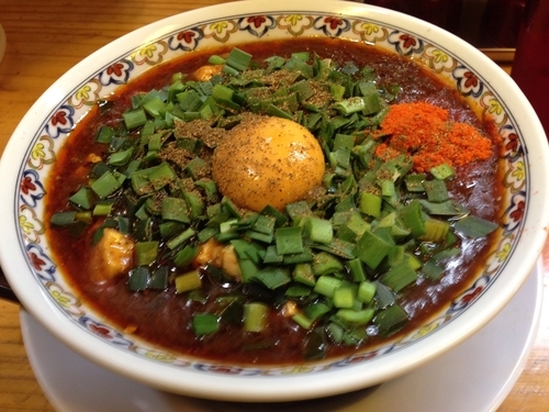 「ニラ玉辛っとろ麻婆麺」@辛っとろ麻婆麺 あかずきんの写真