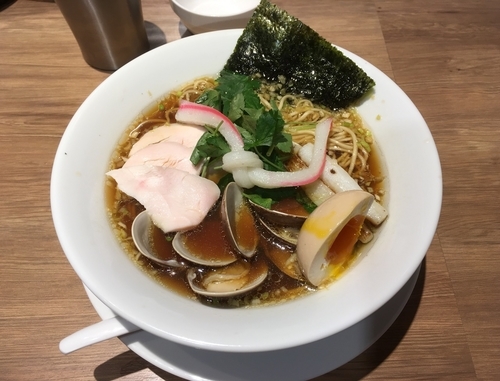 「蛤SOBA」@むぎとオリーブ さいたま新都心店の写真
