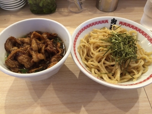 「肉汁つけ麺 レベル3  980円」@肉汁麺ススム 秋葉原本店の写真