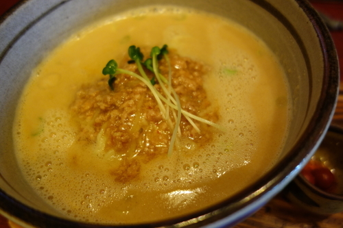 「ごまらーめん918円」@民芸風らーめん いなほ 本店の写真