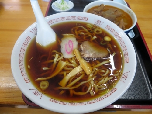 「ラーメン ３２０円 ※麺硬め」@永井食堂の写真