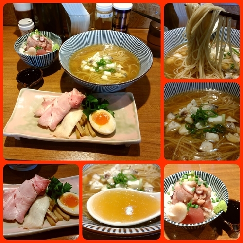 「【限定】川越真鯛醤油そば＋海鮮丼」@寿製麺よしかわ 川越店の写真