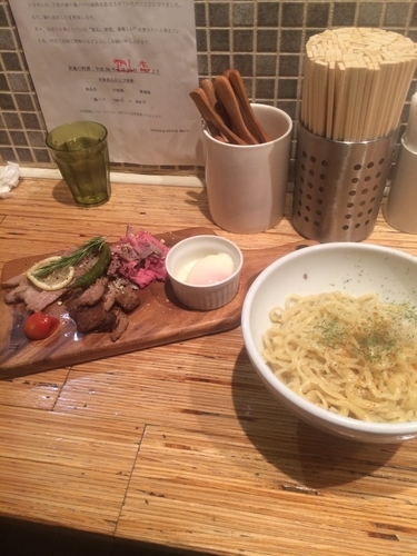「プラチナ油そば 夜の部30食限定 1000円」@NOODLE STOCK 鶴おかの写真