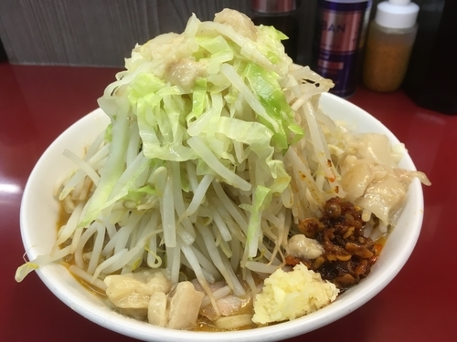 「味噌ラーメン 全マシ」@ジラフの写真