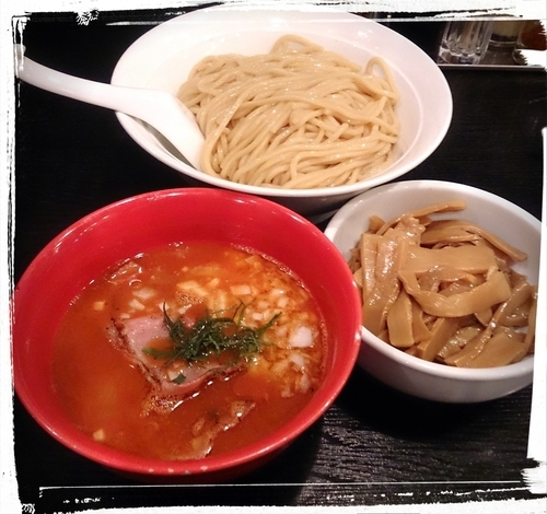 「【大宮限定】イタリアントマトつけ麺 850えん」@大勝軒まるいち 大宮店の写真
