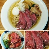 塩そば1000円 ローストビーフ丼350円