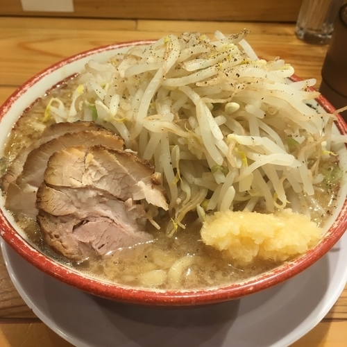 「ラーメン ¥780 にんにく2杯」@らーめん バリ男 日本橋店の写真