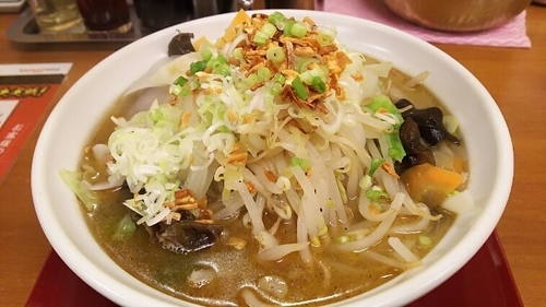 「ガツ盛り五目タンメン￥990」@らーめん我礫の写真