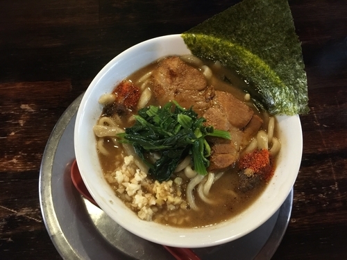 「ラうどん」@ラーメン ヤスオの写真