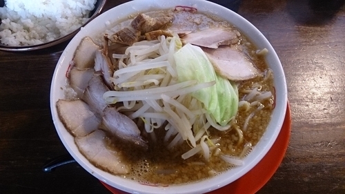 「きま八郎(少) 肉増 ニンニク少な目」@きまぐれ八兵衛 安曇野本店の写真