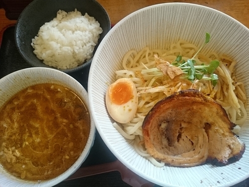 「カレーつけ麺￥800＋小ライス￥50＝￥850」@和風らーめん 凪の写真