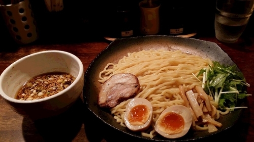 「味玉つけ麺（大盛）」@神泉のらぁめん屋 うさぎの写真