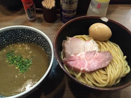 「味玉極濃煮干しつけ麺」@煮干しつけ麺 宮元の写真