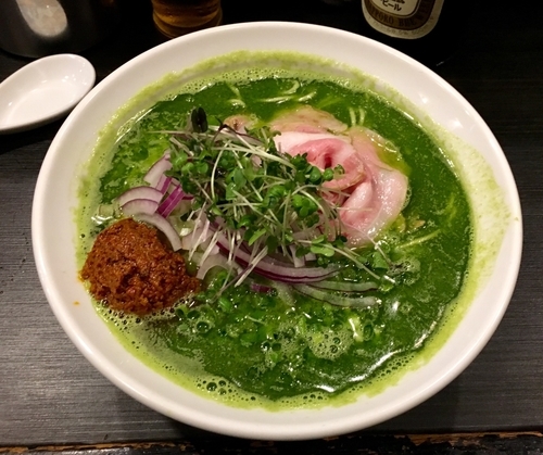 「辛味煮干そば 太刀魚ハラペーニョver.」@灰汁中華 丿貫 福富町本店の写真