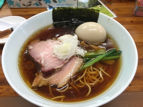 「らーめん＋味玉」@らぁめん 夢の写真