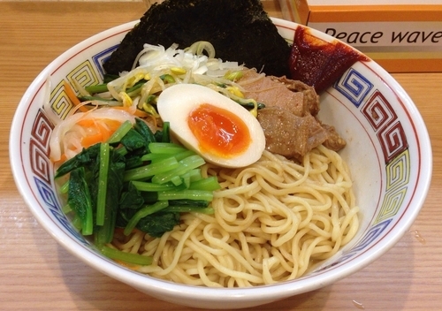 「青森産シマチョウの和えそば(限定50食)850円」@ほっこり中華そば もつけの写真