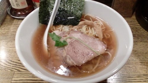 「平子煮干しそば（750円）」@新橋 纏の写真