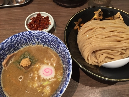 「辛つけ麺」@六厘舎TOKYO ソラマチ店の写真