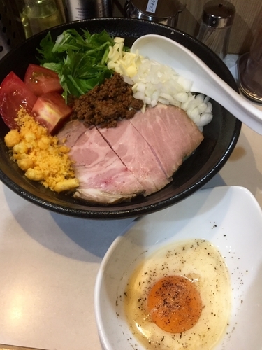 「【限定】天草大王のカルボナーラ風鶏油そば ￥850」@麺屋 扇 SENの写真