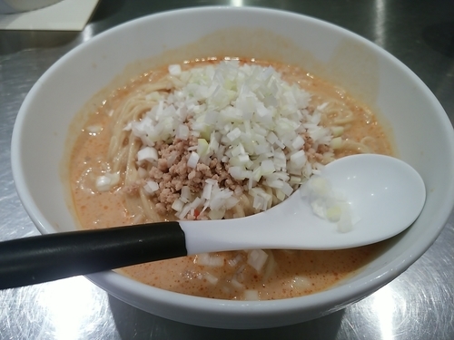 「冷し担担麺(並盛・180g)900円」@高崎はた山の写真