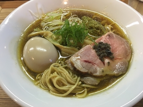 「【期間限定】味玉RAMEN 900円」@中華そば 先崎の写真