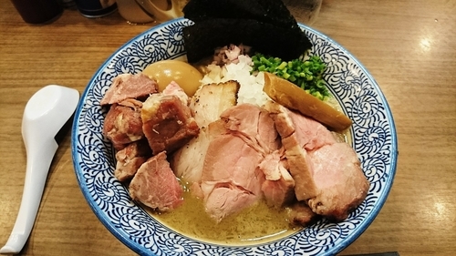 「特製極上濃厚煮干しそば」@煮干しつけ麺 宮元の写真