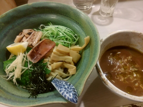 「烏賊煮干しつけそば」@麺処 きなりの写真