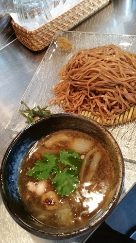 「鴨つけそば」@日の丸さんじの写真