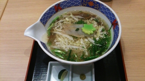 「ふぐだし潮らーめん_1000円」@ふぐだし潮 八代目けいすけ 東急プラザ銀座店の写真