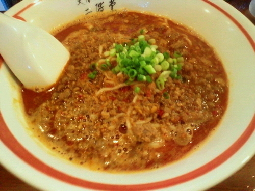 「赤そば 780円」@支那そば 二階堂の写真