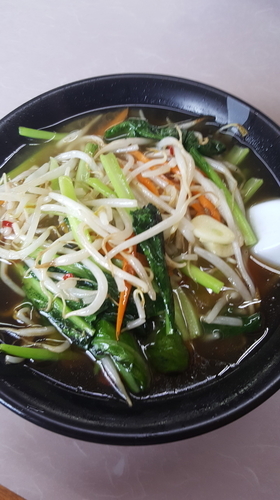 「青菜らーめん」@こだわりラーメン旨家の写真