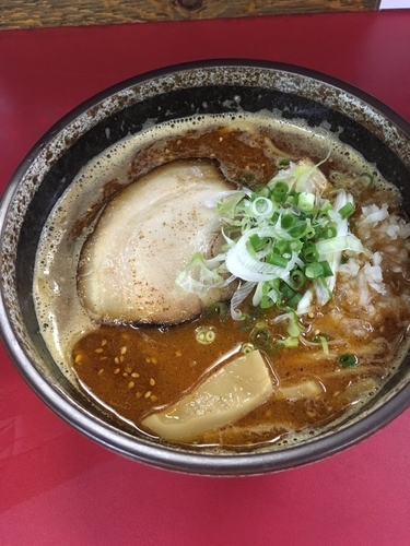 「辛味噌めん ７８０円」@自家製麺 義匠 森田製麺所の写真