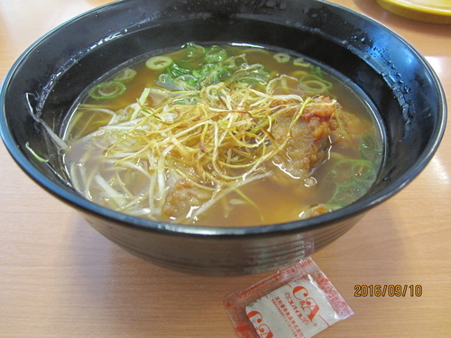 「コク旨まぐろ醤油ラーメン２８０円＋税」@スシロー 足利店の写真