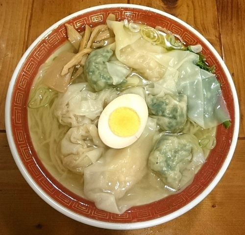 「三種盛り雲呑麺」@広州市場 新宿東口店の写真