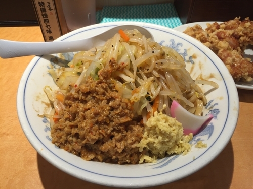 「冷やし汁なし担々麺」@東京タンメン トナリ アトレ上野店の写真