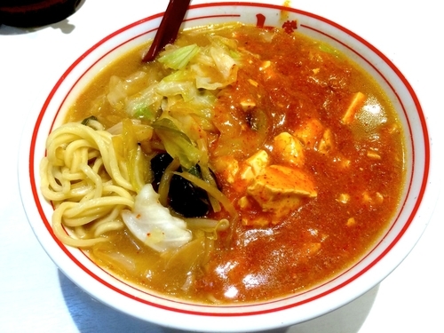 「蒙古タンメン（800円）」@蒙古タンメン 中本 御徒町店の写真