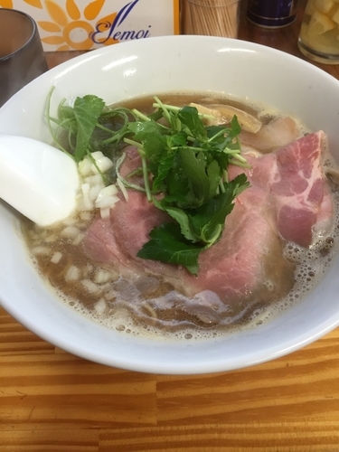 「鯵煮干そば」@中華そば よしかわの写真