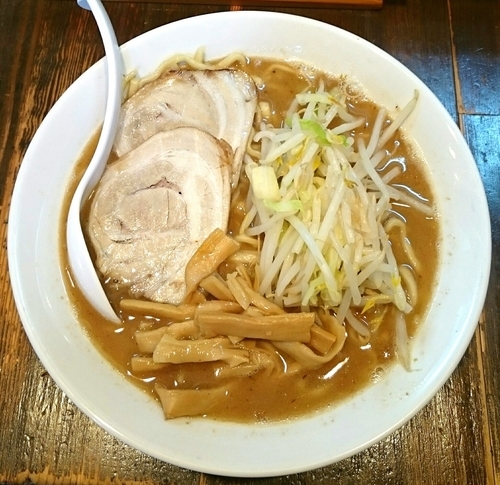 「梅塩らーめん」@つけめん らーめん 荒海の写真