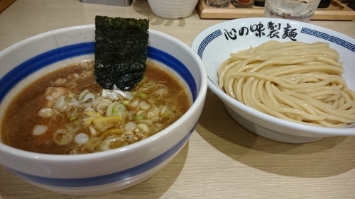 「あっさり鶏豚つけ麺」@心の味製麺 平井店の写真