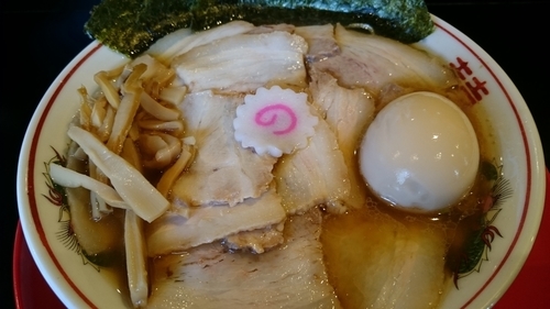 「特製中華そば￥880」@肉煮干し中華そば さいころの写真